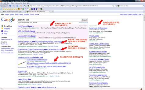 number two in google